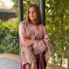 Velvet Pakistani Style Kurta Set - Image 3