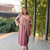 Velvet Pakistani Style Kurta Set - Image 2