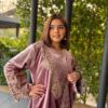 Velvet Pakistani Style Kurta Set
