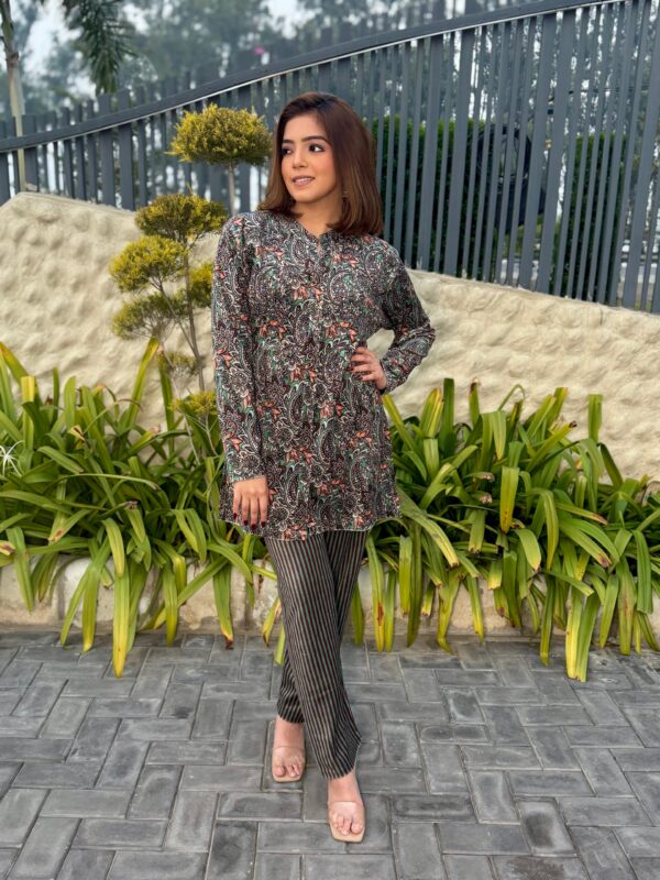 Velvet Embroidered Co-ord Set