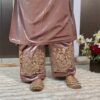 Velvet Pakistani Style Kurta Set - Image 4