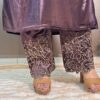 Velvet Pakistani Style Kurta Set - Image 4