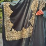 Velvet Embroidered Kurta Set - Image 3