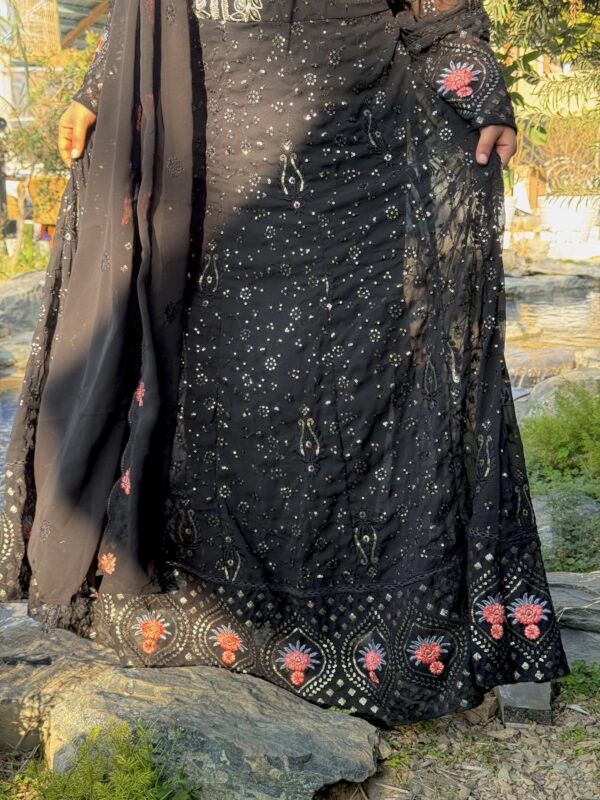 Glamour Sequin Embroidered Anarkali Suit - Image 3