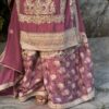 Royal Elegance Silk Sharara Suit - Image 4