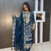 Party Wear Embroidered Suit