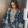 Party Wear Embroidered Suit - Image 2